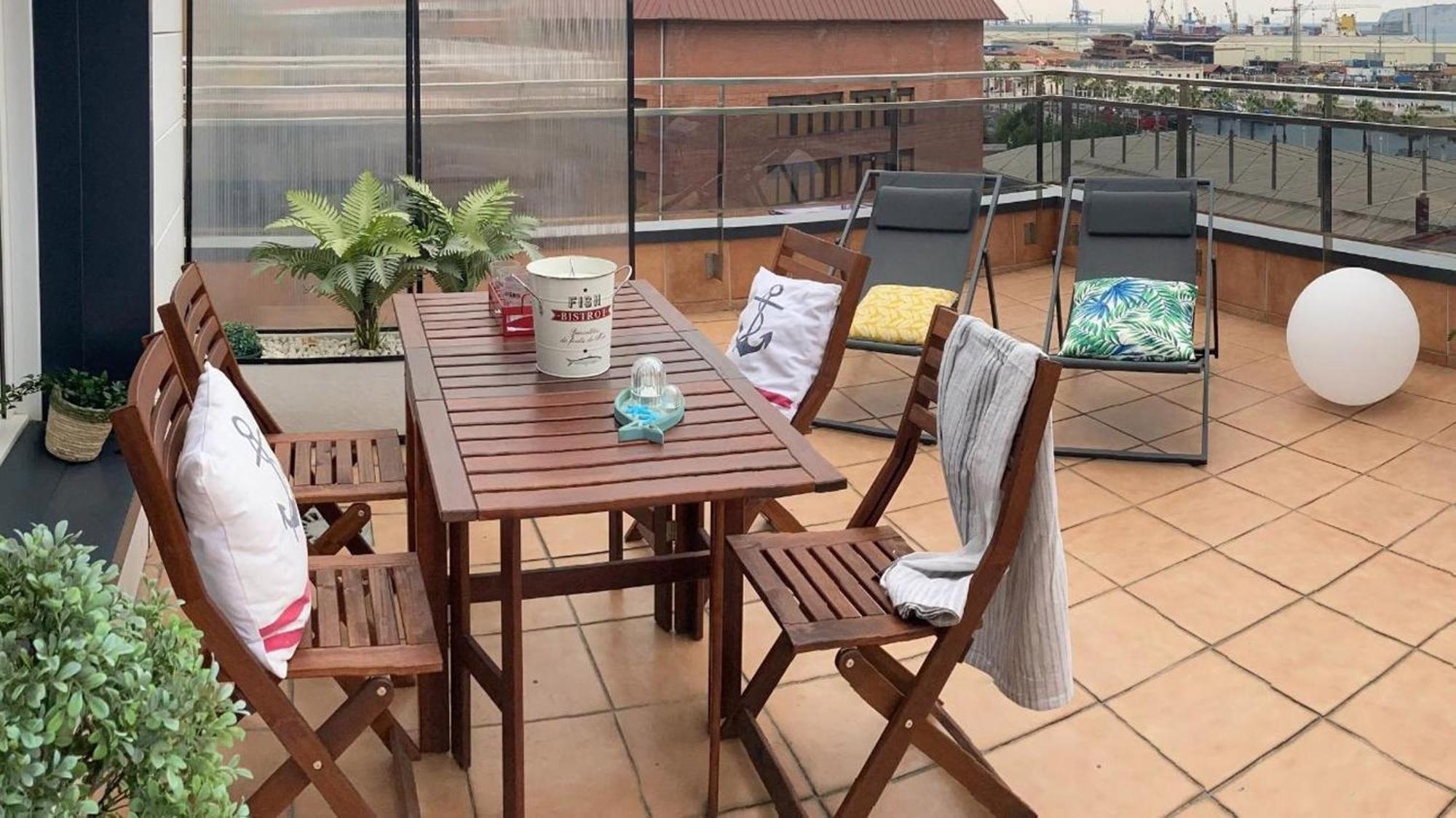 サントゥルツィAtico Lujo Costa Vasca Bilbaoterraza Mar Jacuziアパートメント エクステリア 写真