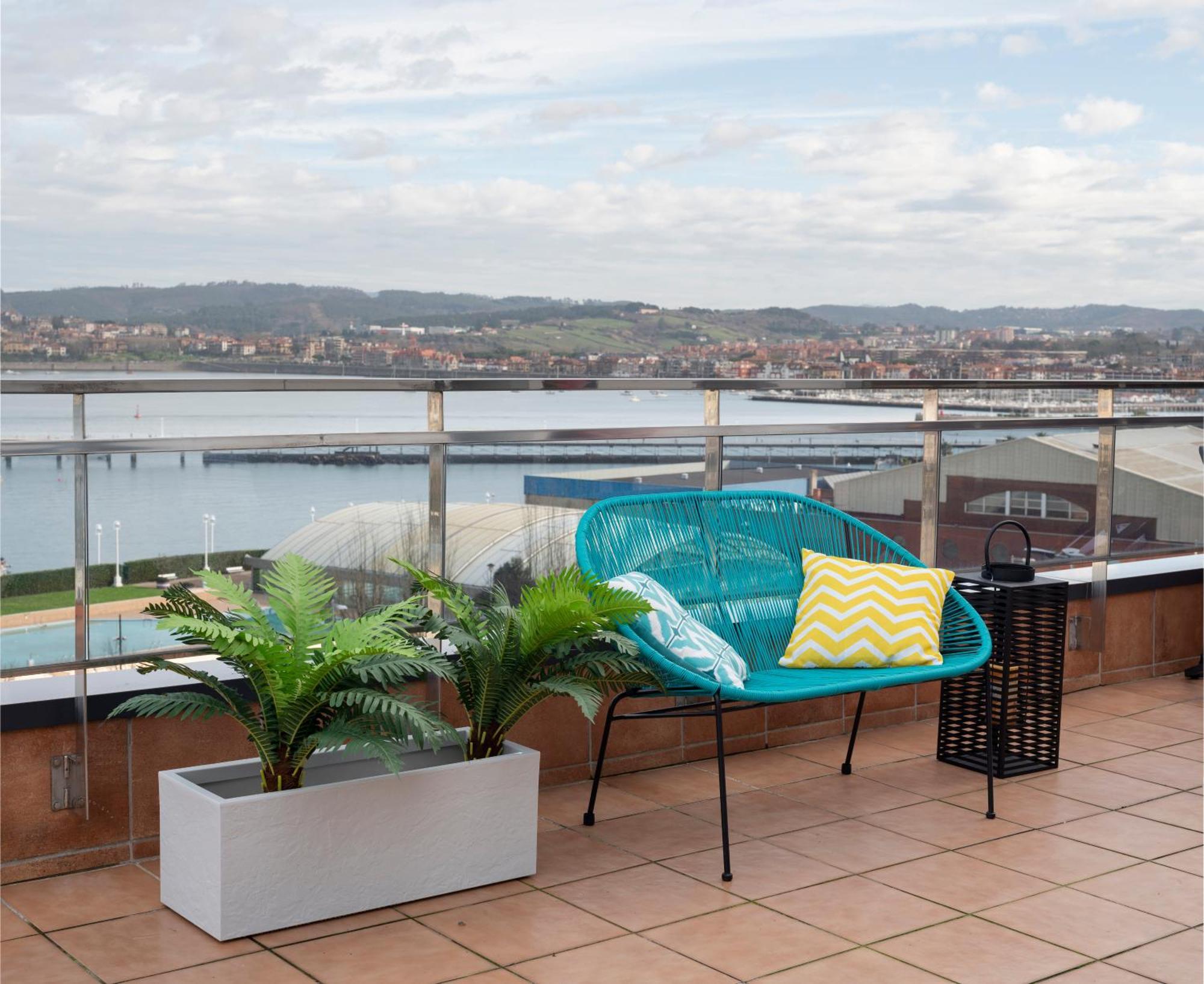 サントゥルツィAtico Lujo Costa Vasca Bilbaoterraza Mar Jacuziアパートメント エクステリア 写真